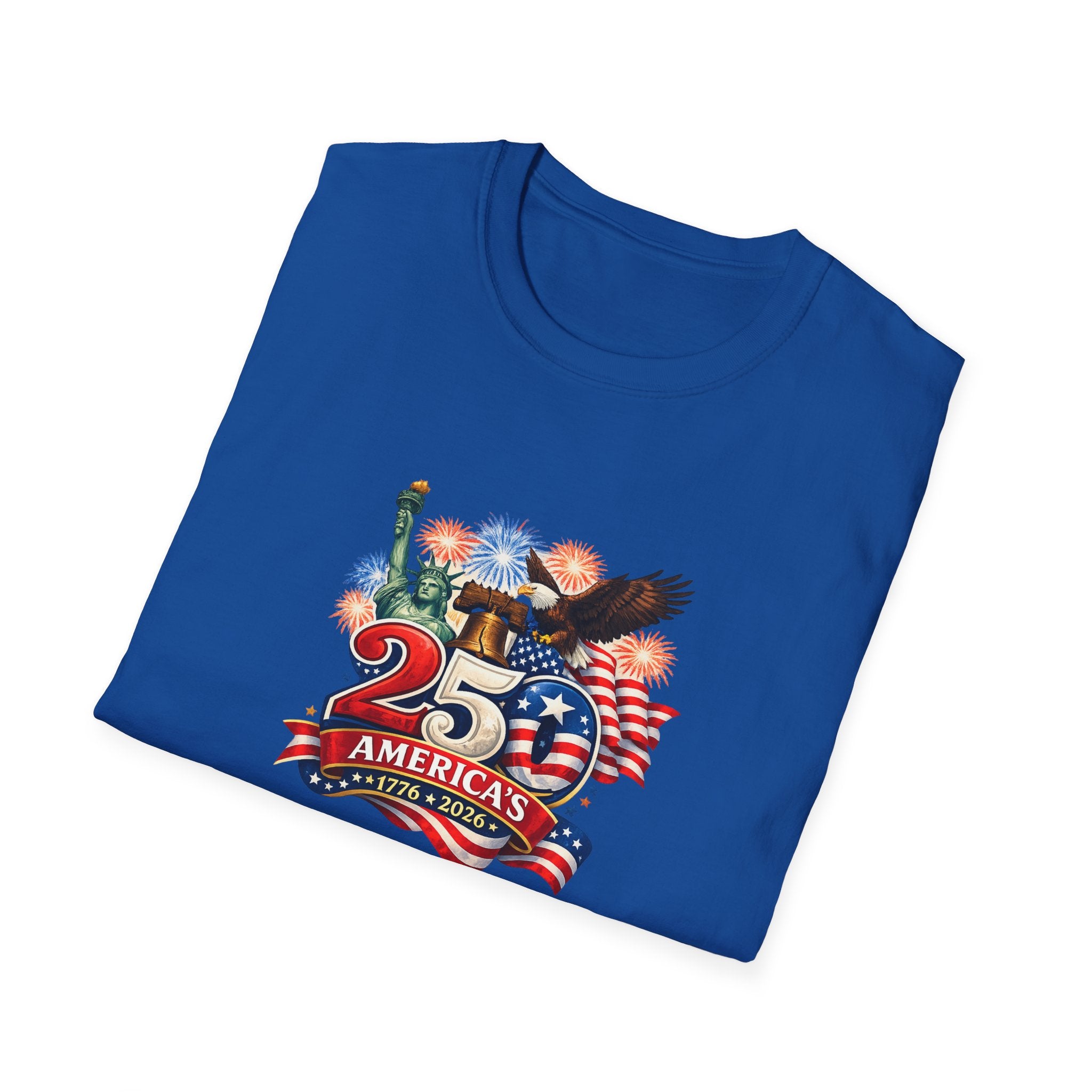America 250 Shirt Patriotic 1776-2026 TShirt USA Anniversary Tee Fourth of July Shirt Red White Blue Tee 7 colors 100% cotton