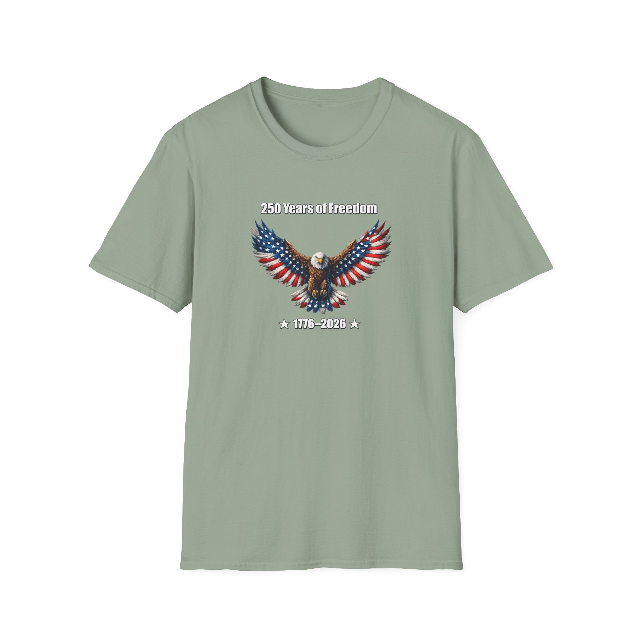 250 Jahre Freiheit T-Shirt Amerika 250 Feier T-Shirt USA Unabhängigkeitsgeschenk 4. Juli T-Shirt 7 Farben 100% Baumwolle