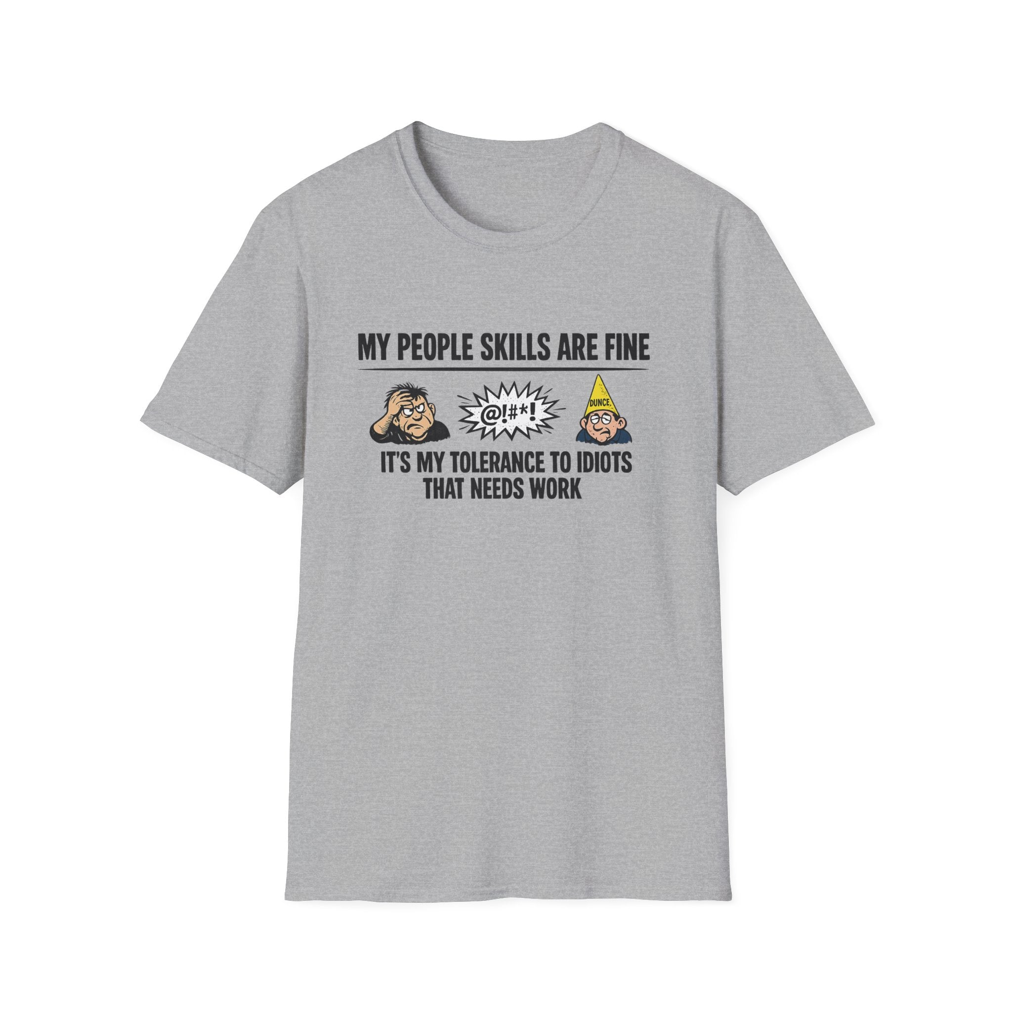 Funny People Skills Shirt My People Skills Are Fine TShirt Sarcastic Humor Tee Adult Humor Graphic Tee 9 colors 100% cotton