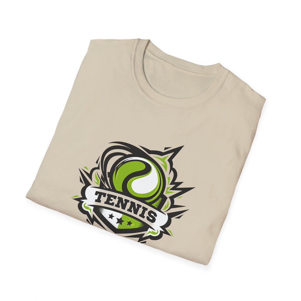 Tennis Graphic Tee Sporty Tennis Shirt for Players & Fans Athletic Tennis T-Shirt Gift for Tennis Lovers 7 colors 100% cotton