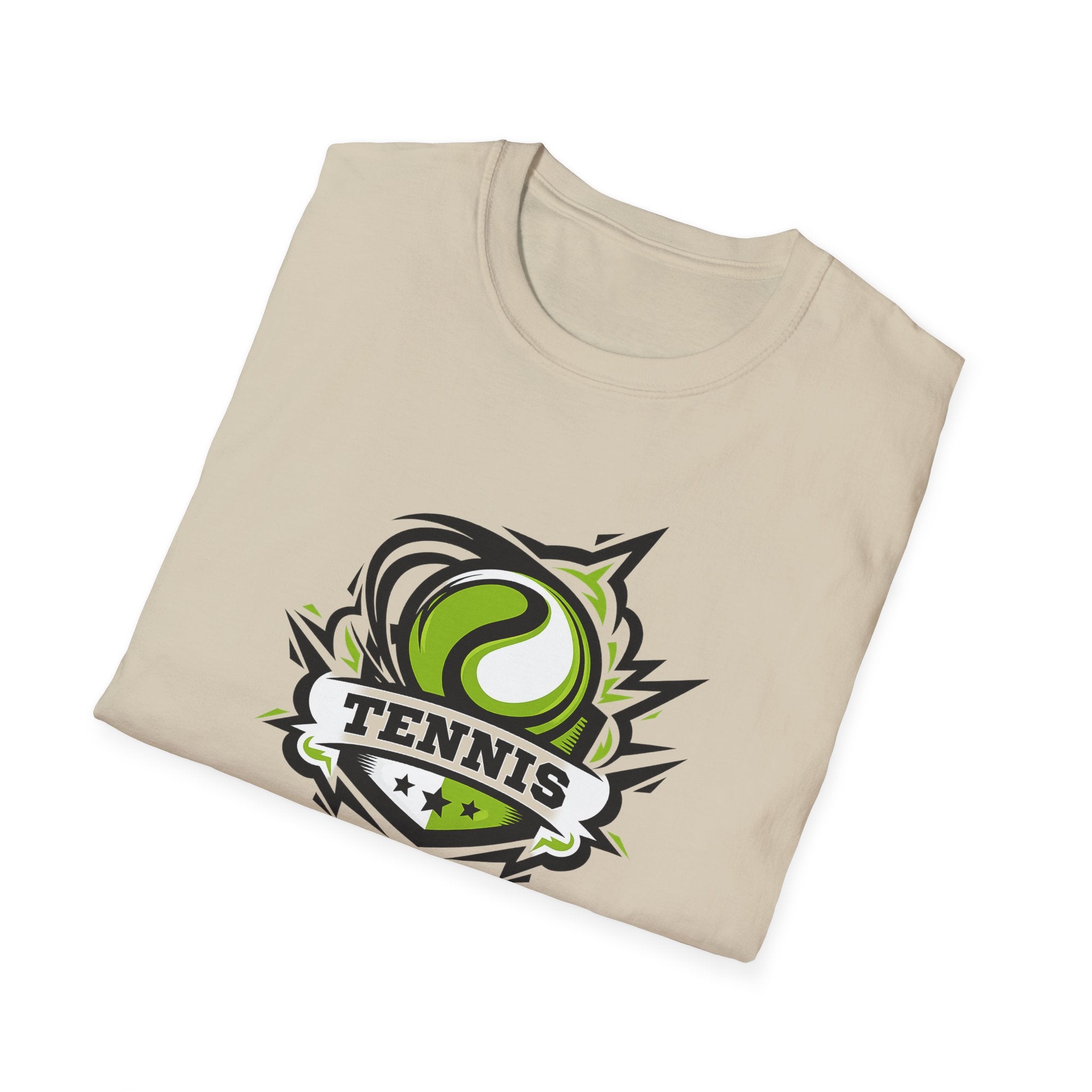 Tennis Graphic Tee Sporty Tennis Shirt for Players & Fans Athletic Tennis T-Shirt Gift for Tennis Lovers 7 colors 100% cotton