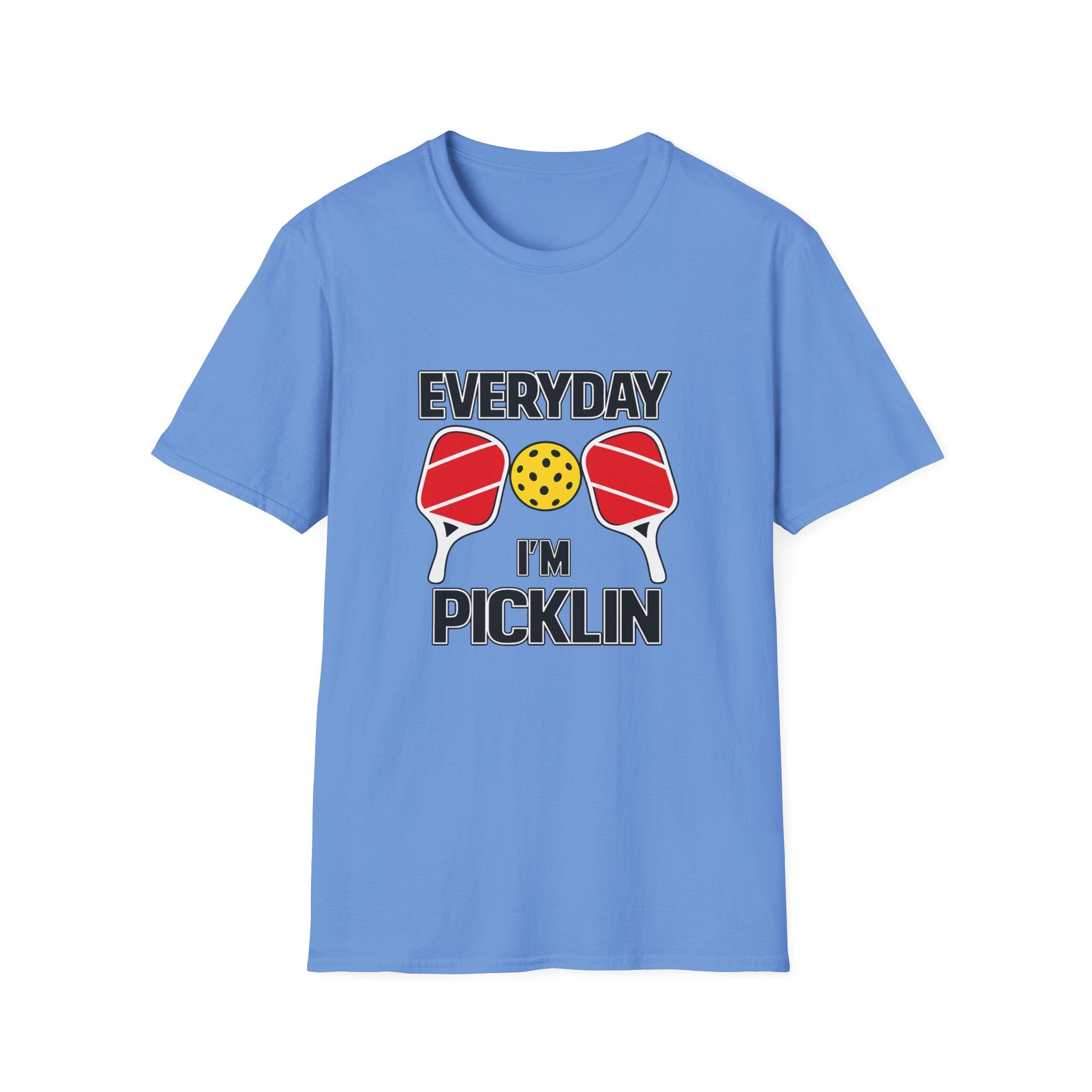 Everyday I'm Picklin T-Shirt für Spieler und Court-Legenden Pickleball Geschenk Court Life T-Shirt 5 Farben 100% Baumwolle