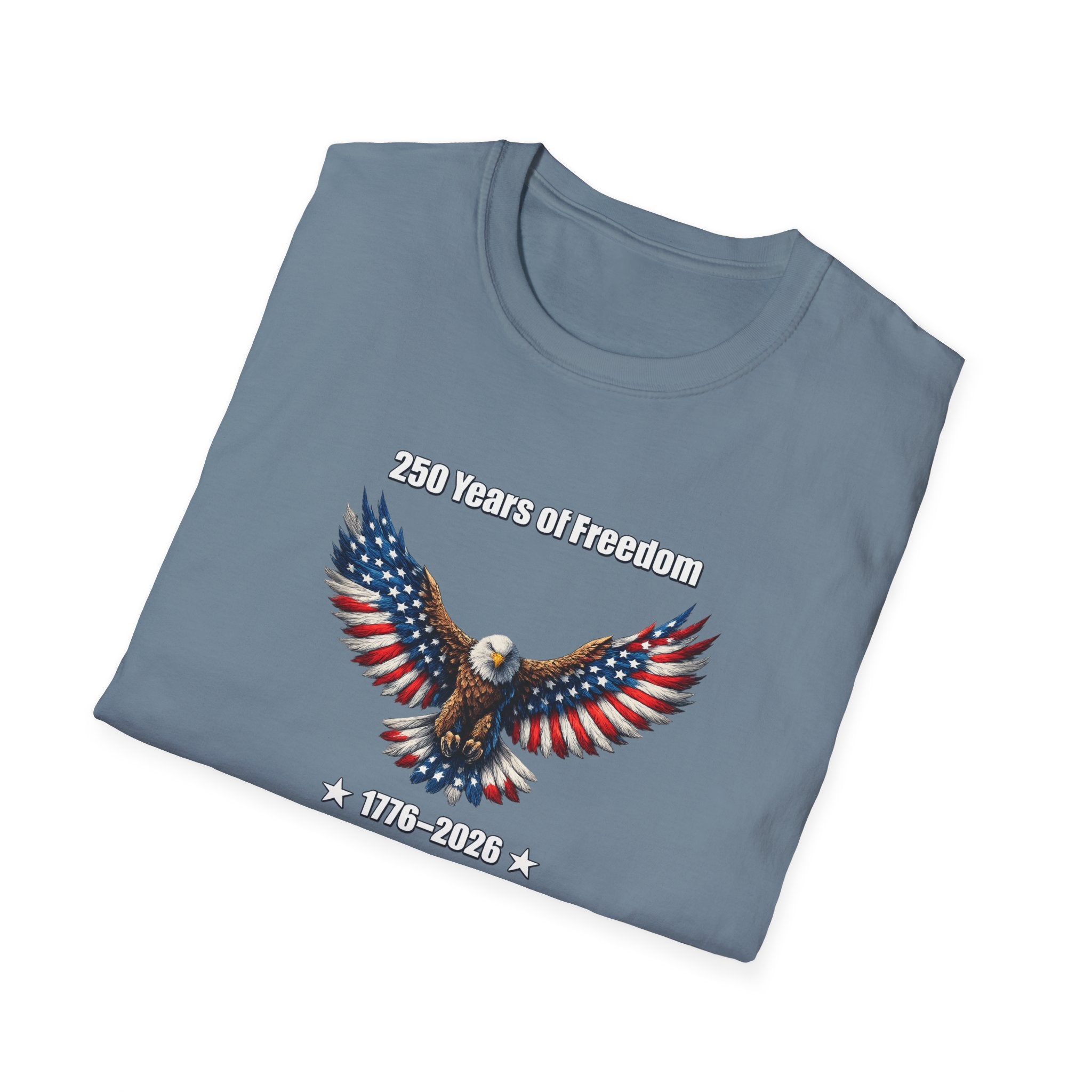 250 Years of Freedom Shirt America 250 Celebration Shirt USA Independence Gift 4th of July Shirt 7 colors 100% cotton