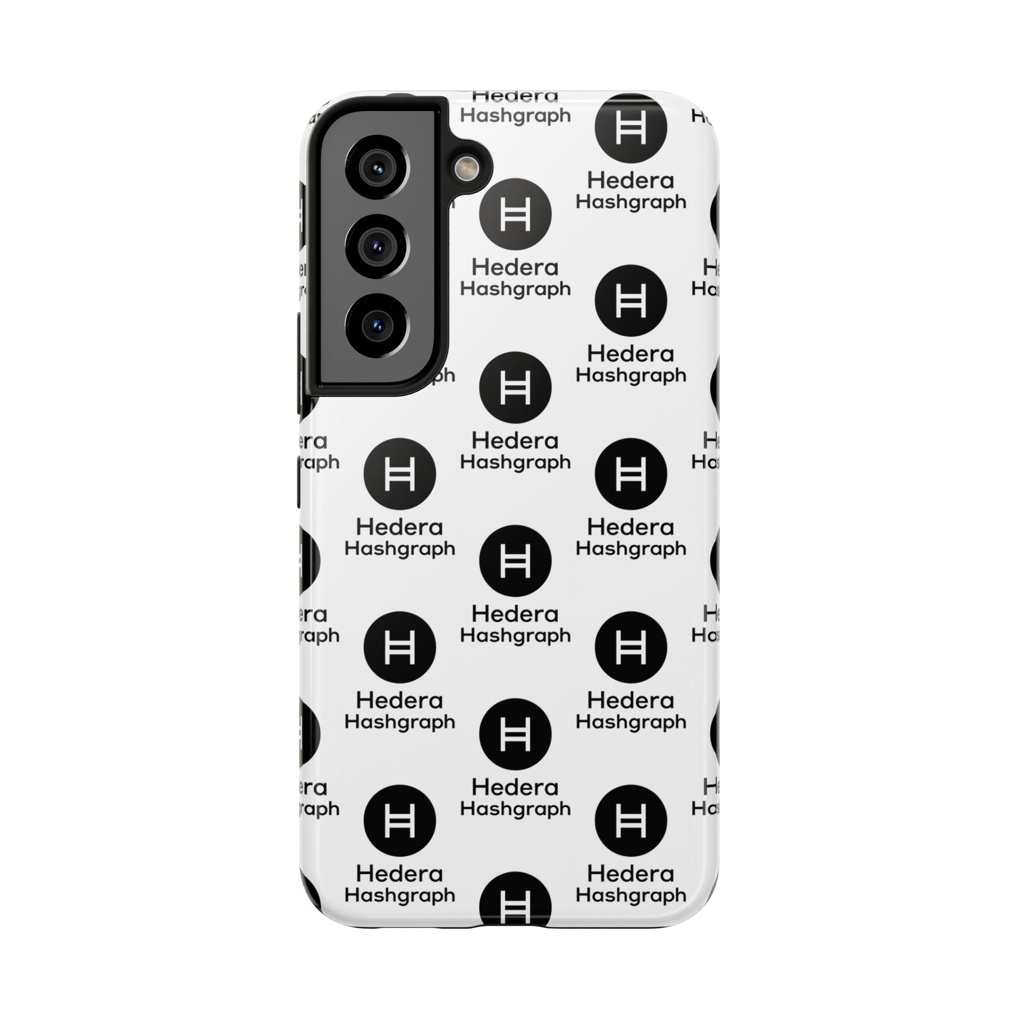 Hedera Hashgraph Tough Phone Case HBAR iPhone Samsung Case Glossy Crypto Phone Cover Impact Resistant Case