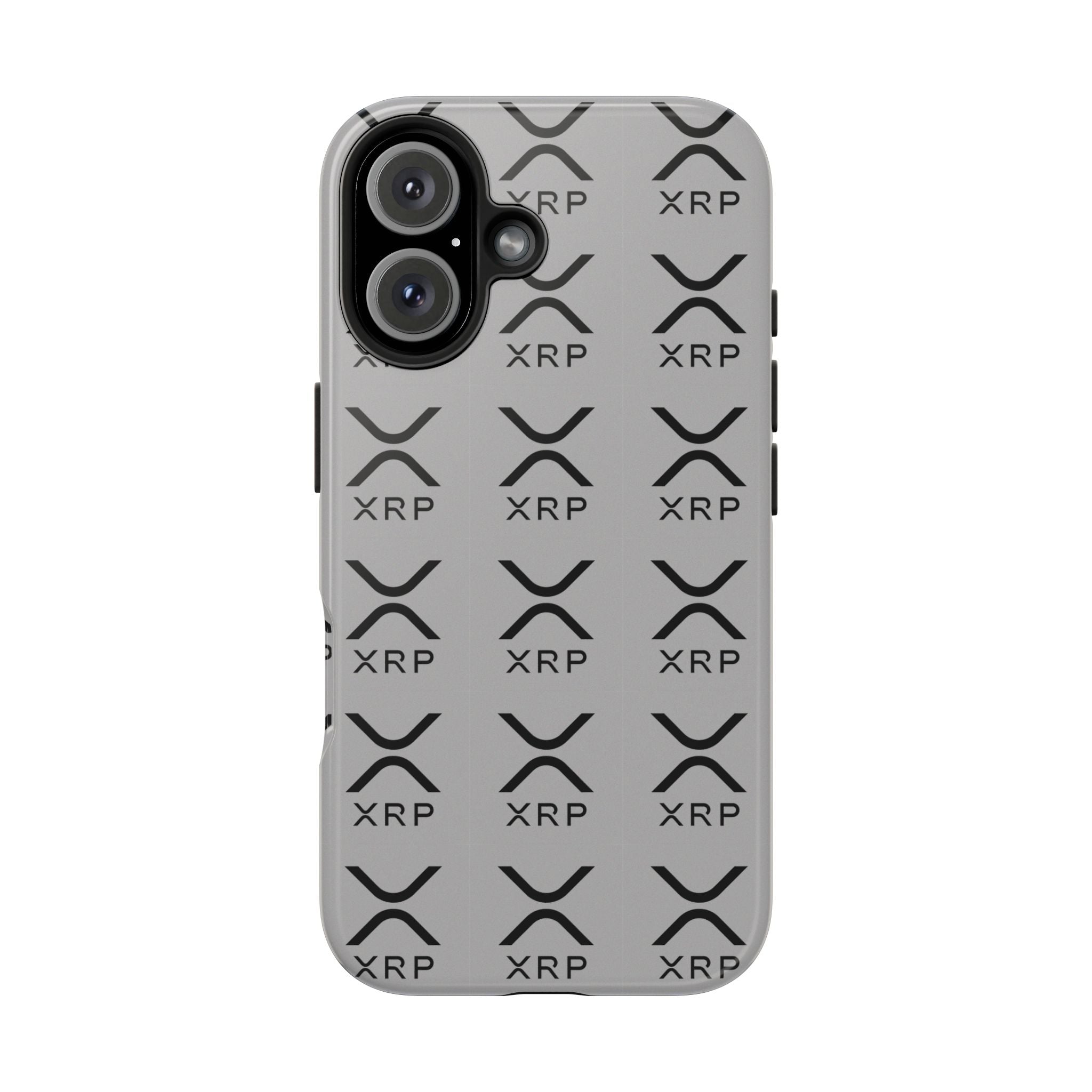 XRP Tough Phone Case Crypto iPhone Samsung Case Glossy Protective Phone Cover Modern Ripple Pattern Case