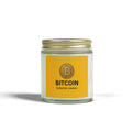 Bitcoin Logo Coconut-Apricot Wax Candle 4 oz & 9 oz sizes 8 fragrances available