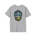 Sats and Stripes In Code We Trust Bitcoin Back Print T-Shirt Grey