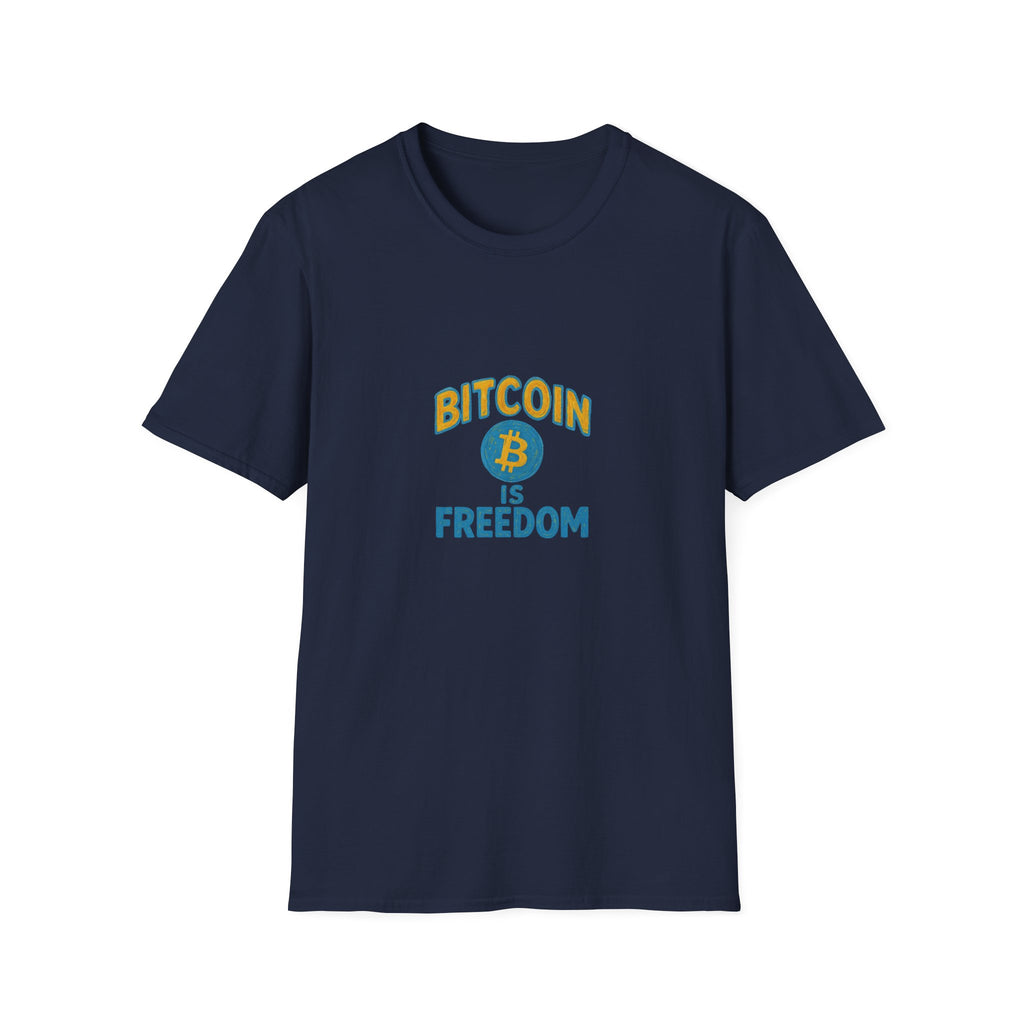 Wear Your Freedom Bitcoin T-Shirt Tee 3 colors 100% cotton