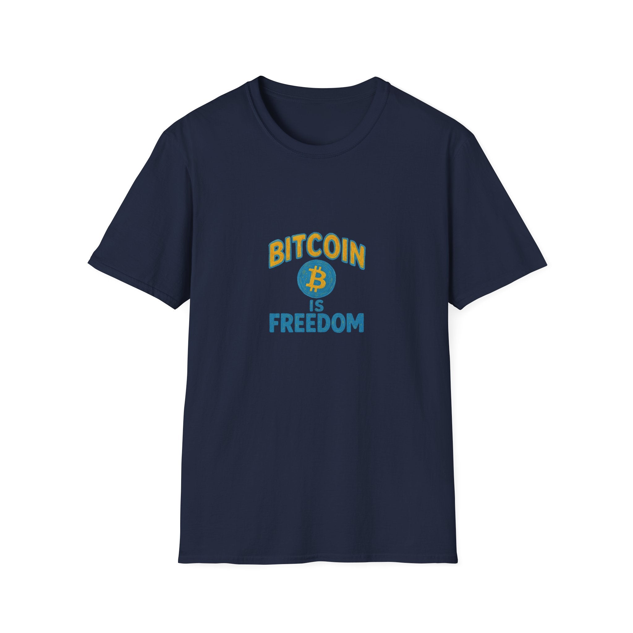 Wear Your Freedom Bitcoin T-Shirt Tee 3 colors 100% cotton