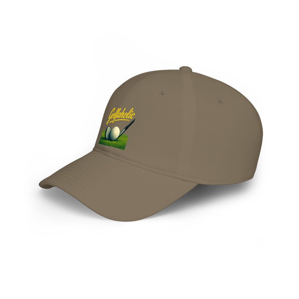 Golfaholic Hat Funny Golf Lover Dad Cap Golf Gift for Men Adjustable Beige Golf Cap Golfer Birthday Gift 4 colors
