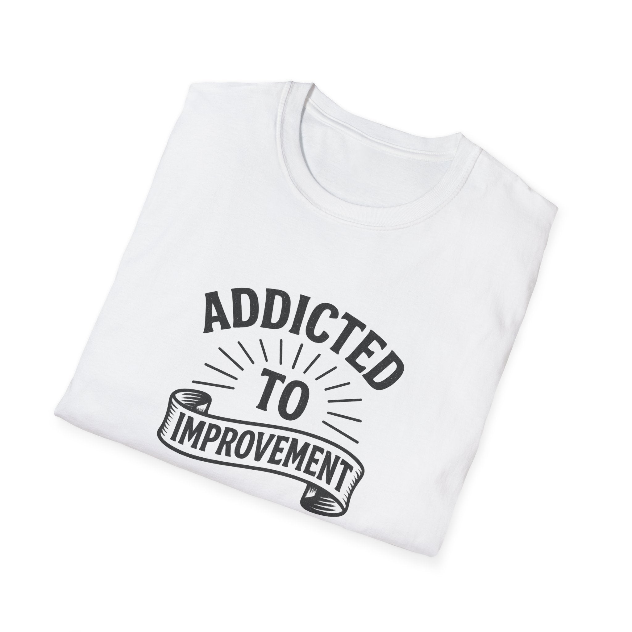 Always Leveling Up Motivational T-Shirt Addicted to Improvement Tee Positive Mindset Clothing for Men & Women 8 colors 100% cotton