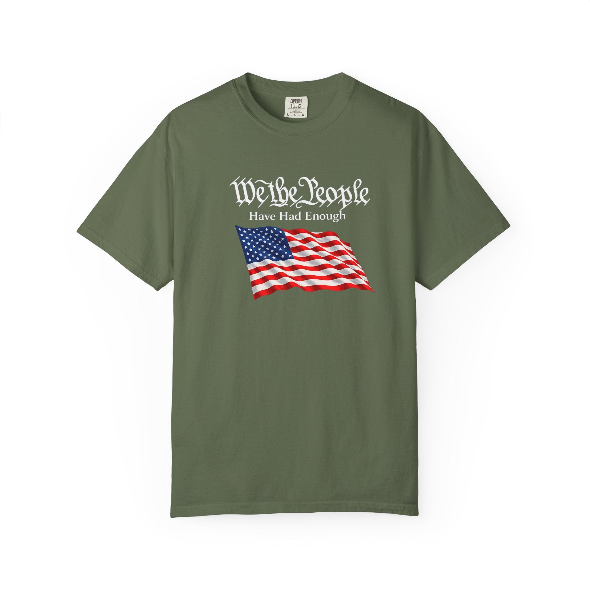 We The People Patriotic T-Shirt American Flag Shirt Freedom Quote Tee USA Patriot Shirt 4th of July Gift 7 colors 100% cotton
