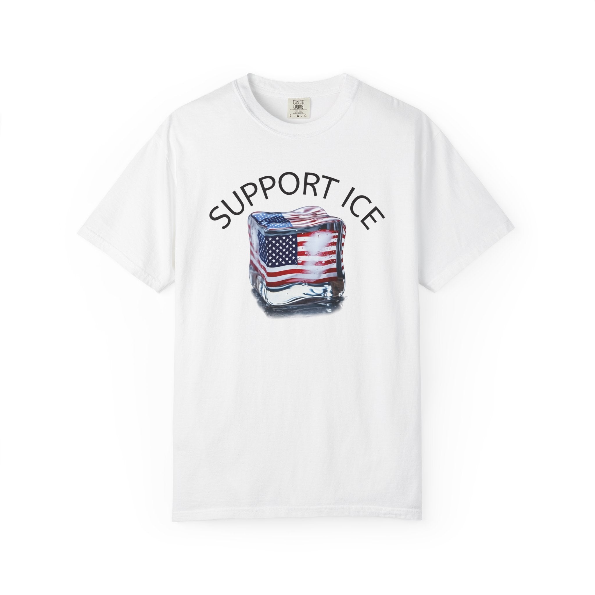 Support ICE Hemd Patriotisches T-Shirt Strafverfolgung Pro Polizei Bekleidung Freiheitsunterstützung Hemd USA Stolz T-Shirt 9 Farben 100% Baumwolle