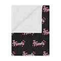 Friends Blanket Cozy Friendship Throw Blanket with Hearts Cute Best Friend Gift Friendship Gift Idea 3 sizes
