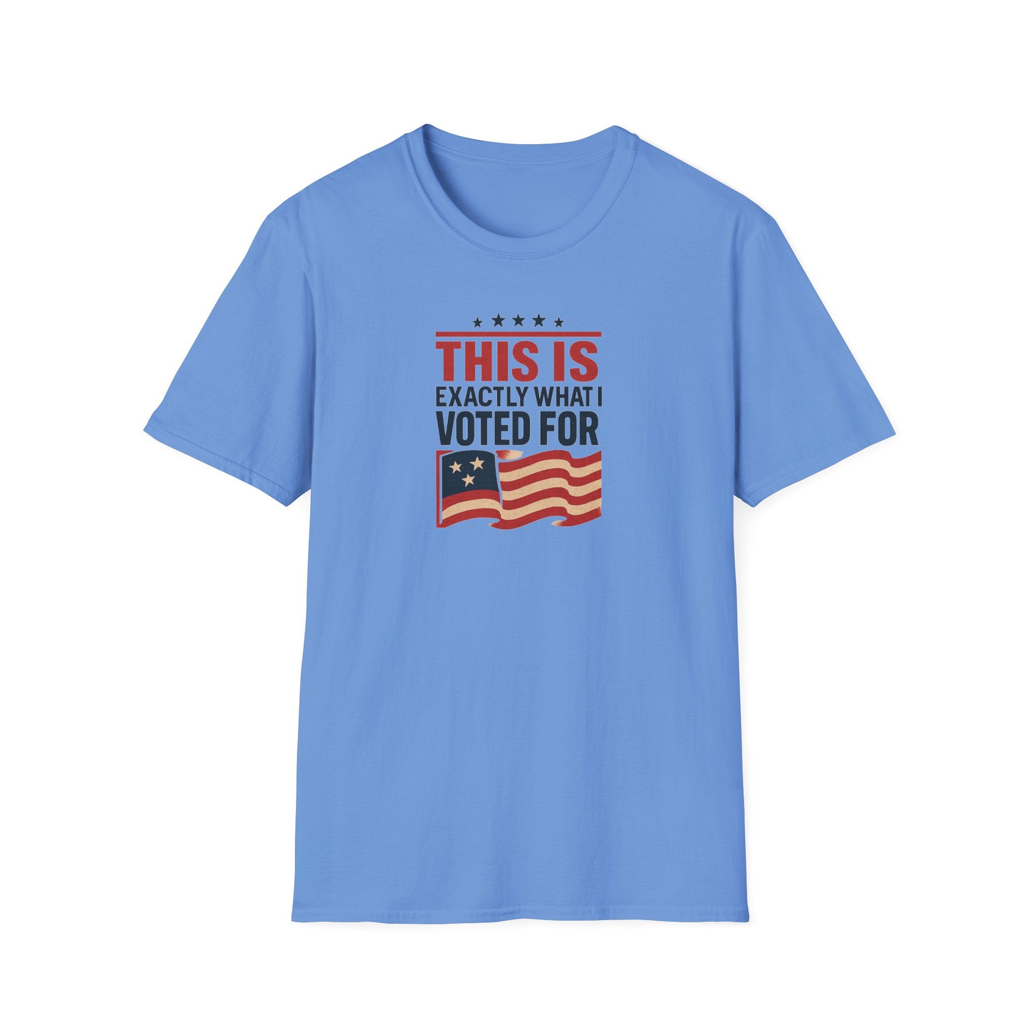 Show Your Voice Amerikanischer Stolz T-Shirt Patriotisches Grafik-T-Shirt Rot Weiß & Blau USA Flagge 4 Farben 100% Baumwolle