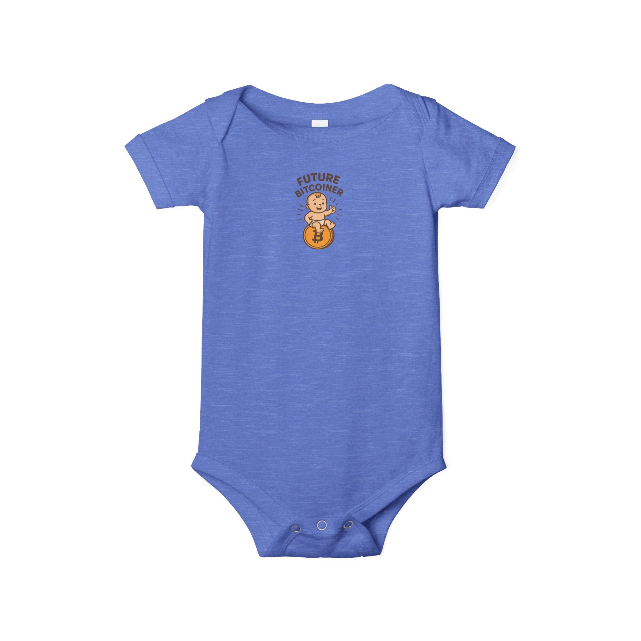 Future Bitcoiner Baby Onesie Cute Crypto Infant Bodysuit Bitcoin Baby Shower Gift 6 colors 100% cotton