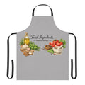Italian Kitchen Apron Fresh Ingredients - Simple Meals Cooking Apron for Pasta Lovers Italian Food Lover Gift