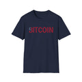 Sats and Stripes Patriotic Bitcoin & Freedom Stars Stripes and Sound Money T-shirt Navy