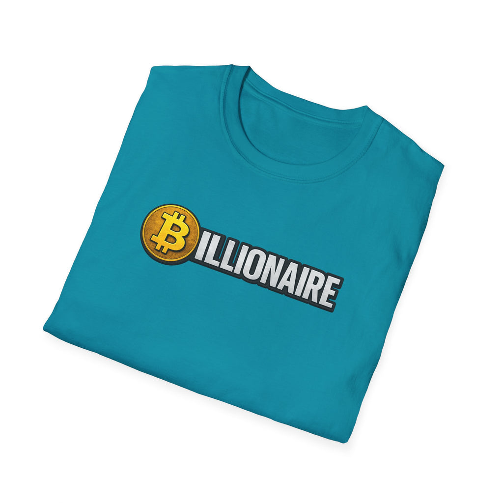 Bitcoin Billionaire T-Shirt Show your crypto pride in style with this tee 5 colors 100% cotton