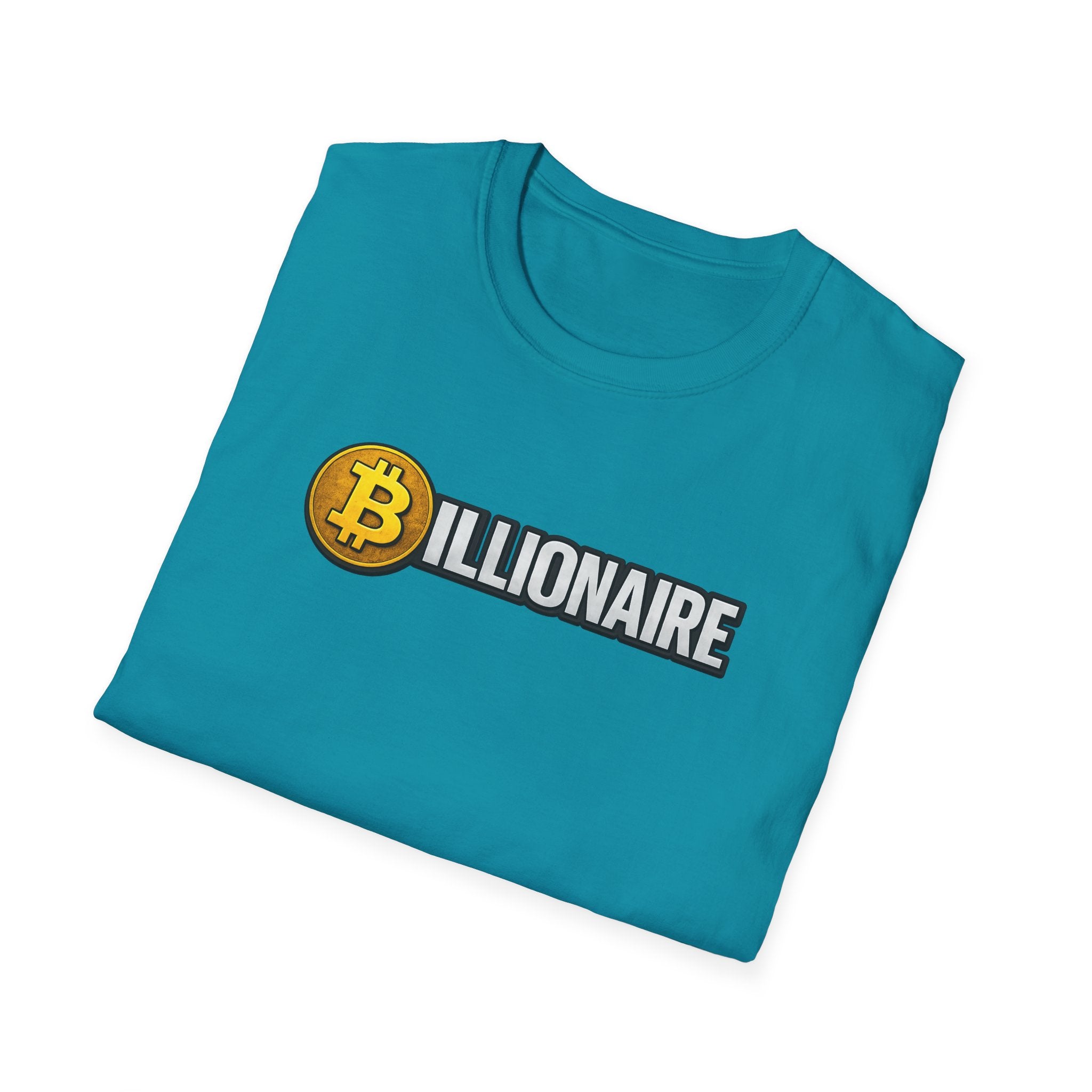 Bitcoin Billionaire T-Shirt Show your crypto pride in style with this tee 5 colors 100% cotton