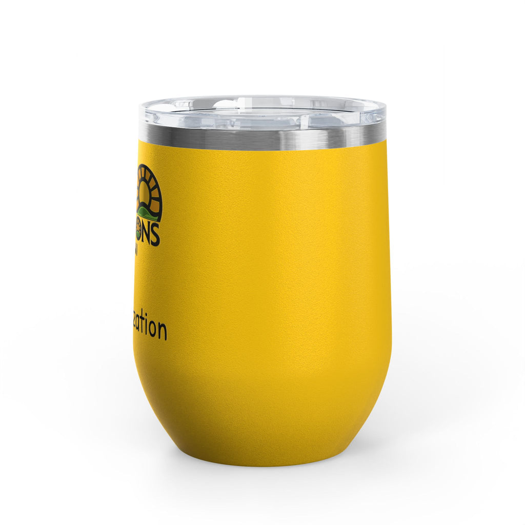 MTI Vacations Personalized Wine Tumbler Travel Mug for Wine Lovers Alumni Keepsake Drinking Companion for Celebrations 12 oz