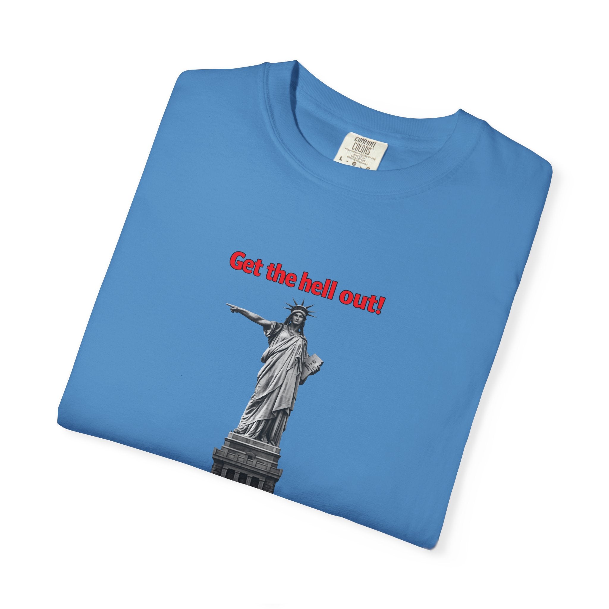 Raus zum Teufel T-Shirt Illegale Einwanderer T-Shirt Patriotisches Politisches Statement Shirt Meinungsfreiheit Shirt 8 Farben 100% Baumwolle