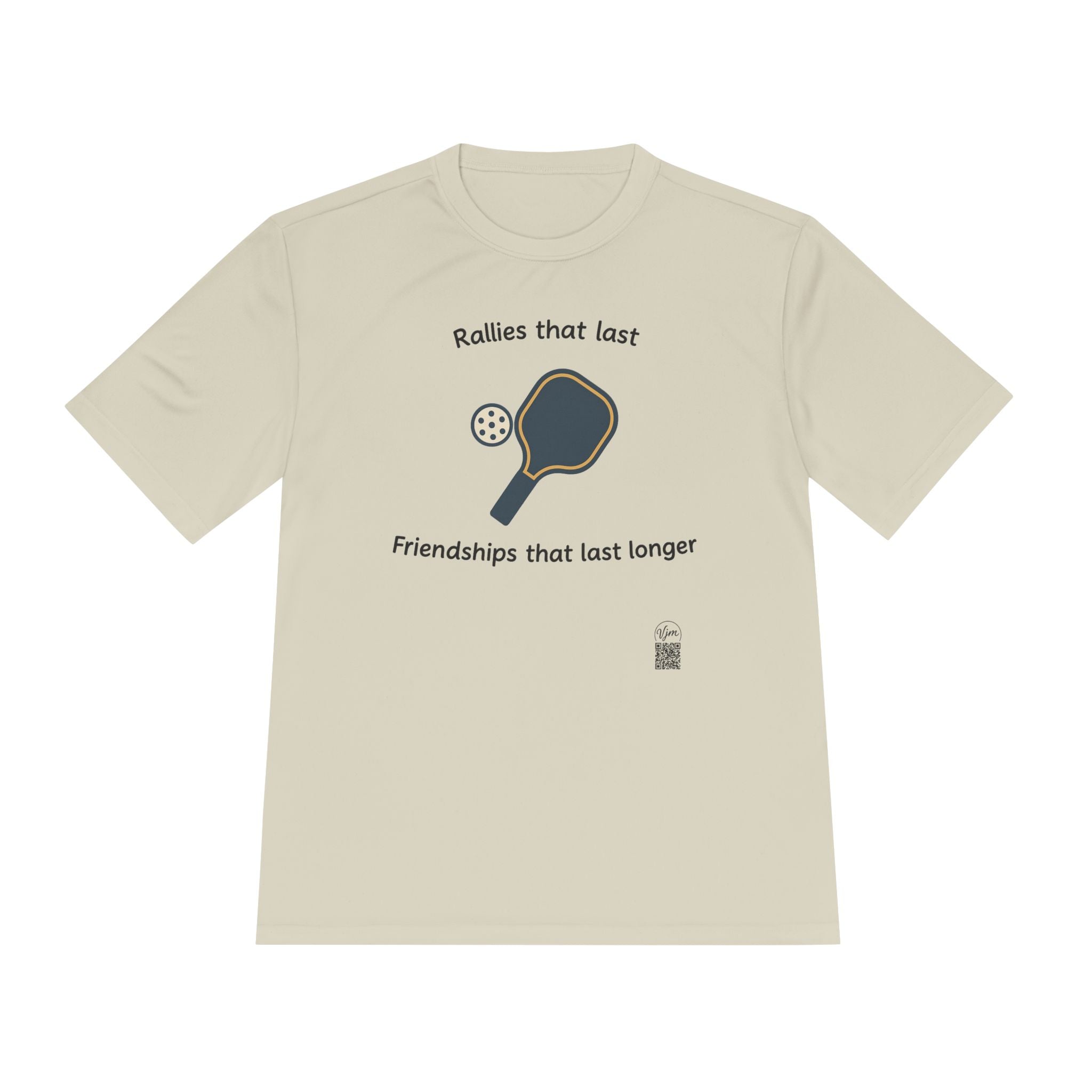 Pickleball Friendships Moisture Sport-Tek T-Shirt Tee 6 colors 100% polyester