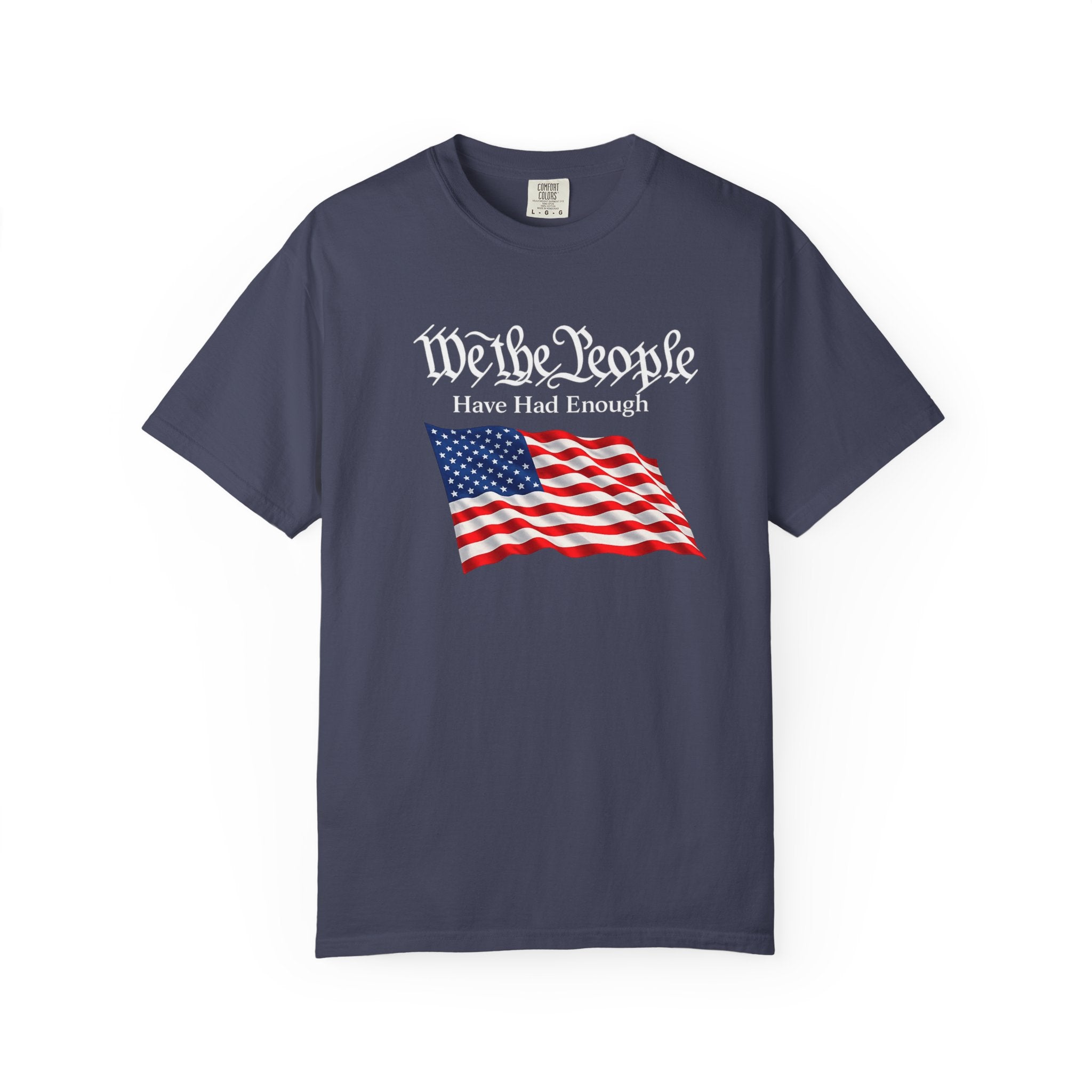 We The People Patriotic T-Shirt American Flag Shirt Freedom Quote Tee USA Patriot Shirt 4th of July Gift 7 colors 100% cotton