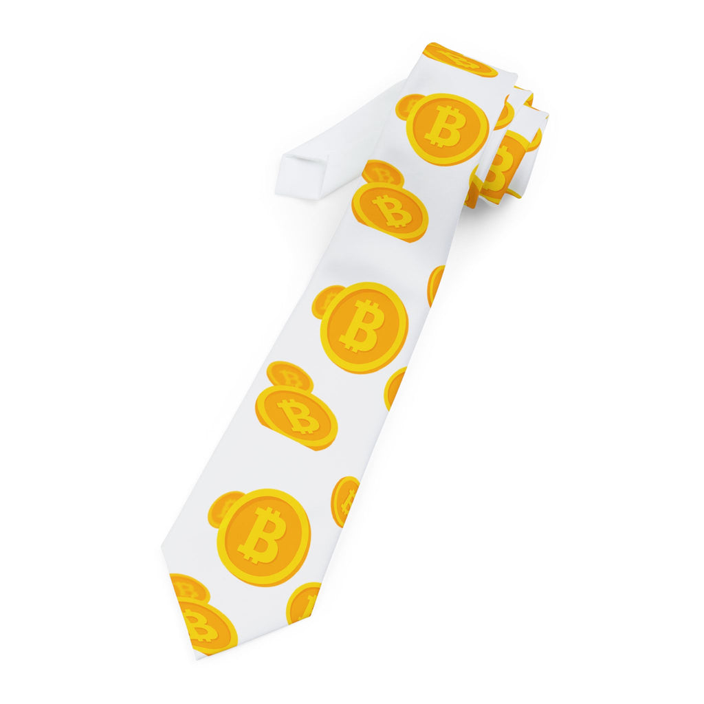 SatsandStripes.com Bitcoin Tie – Crypto Necktie for Bitcoiners, HODLers & Crypto Fans