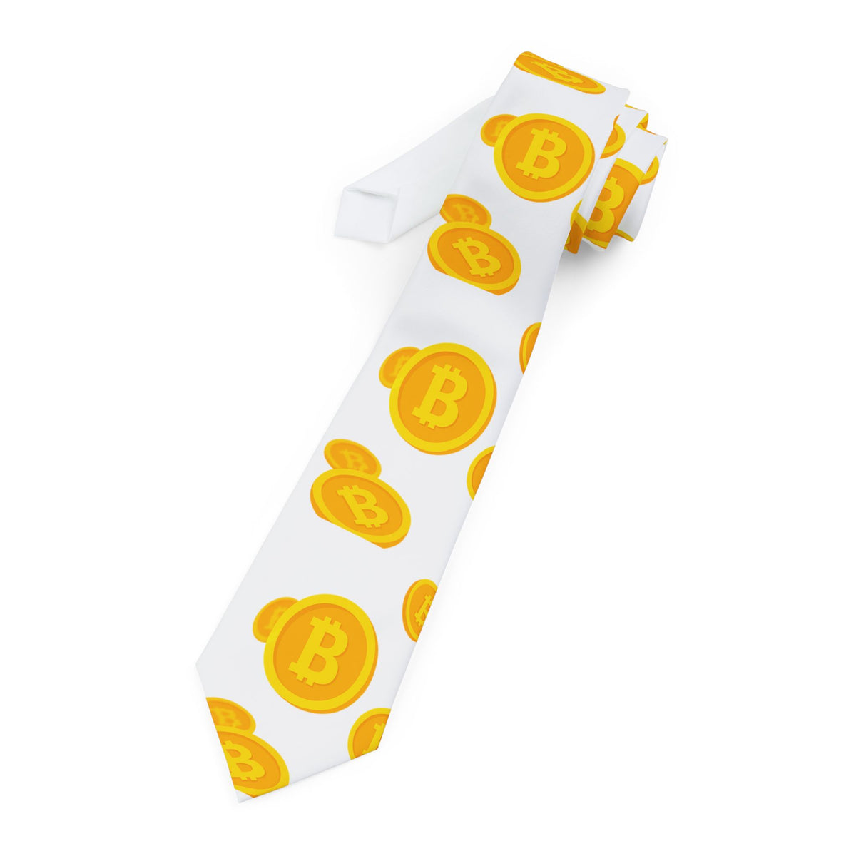 SatsandStripes.com Bitcoin Tie – Crypto Necktie for Bitcoiners, HODLers & Crypto Fans