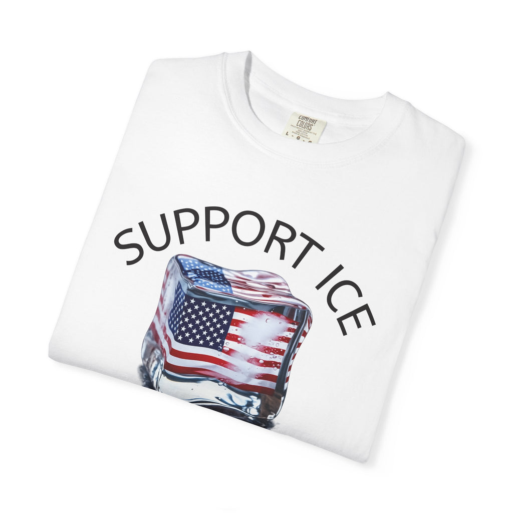 Support ICE Shirt Patriotic Law Enforcement Tee Pro Police Apparel Freedom Support Shirt USA Pride Tee 9 colors 100% cotton