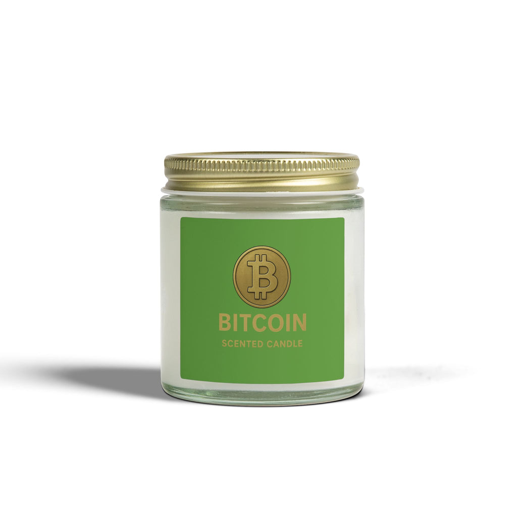 Bitcoin Logo Coconut-Apricot Wax Candle Coconut Apricot wax 4 oz & 9 oz sizes 8 fragrances available