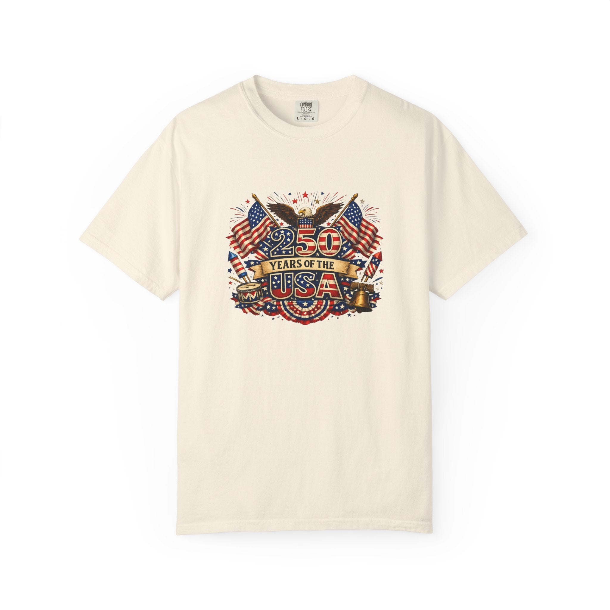 USA 250th Anniversary Shirt Patriotic America 1776-2026 Tee 4th of July Tshirt Independence Day Gift 8 colors 100% cotton