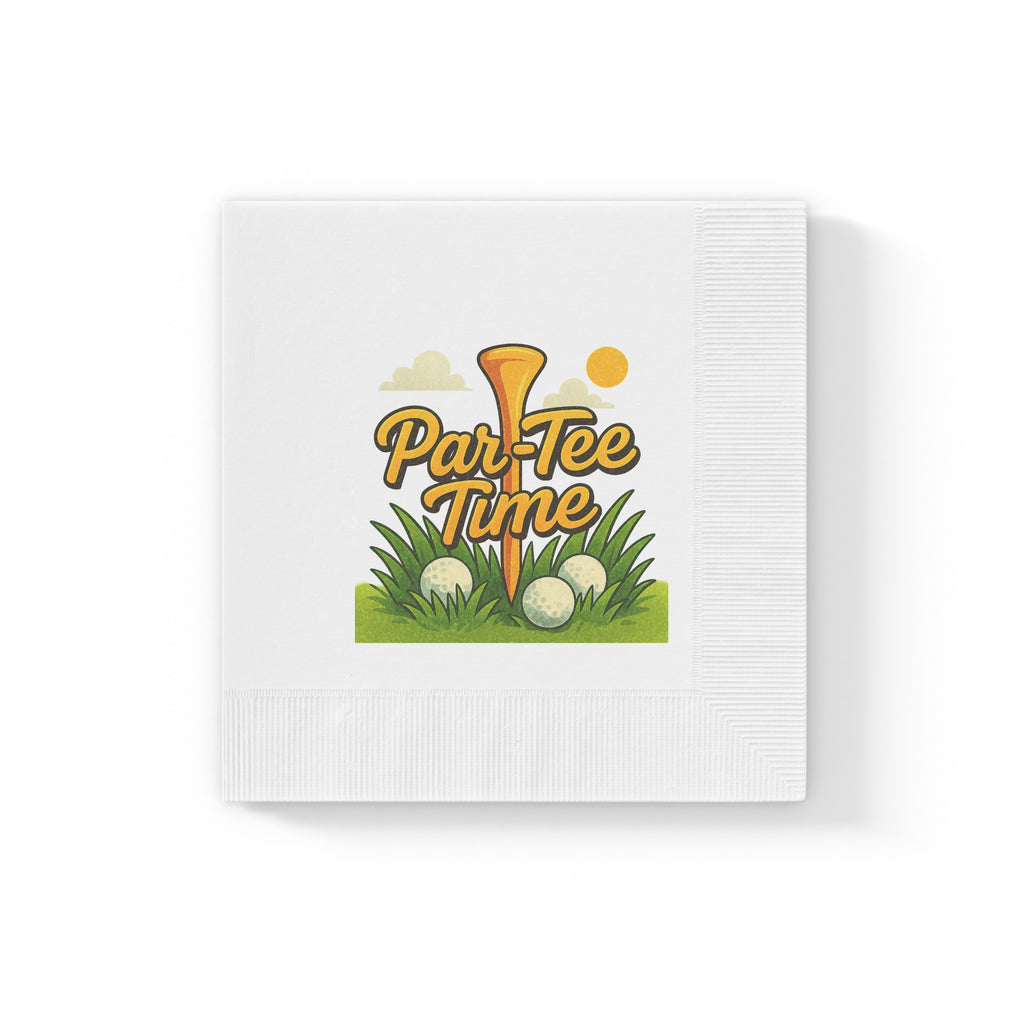 Par-Tee Time Golf Napkins Golf Party Napkins Golf Party Decor Golf Theme Tableware Golf Party Supplies (50 or 100 Count) 2 sizes