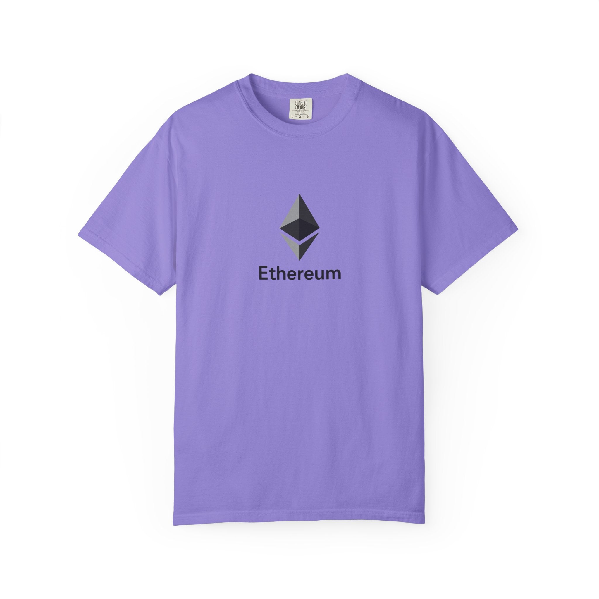 Ethereum Power Tee Bold Crypto Shirt for Blockchain Believers Premium Streetwear for ETH Holders 2 colors 100% cotton