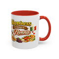 SatsandStripes.com Happiness Is Being a Nonna Mug Italian Grandma Coffee Cup Gift for Nonna Gift for Grandma 11 oz or 15 oz