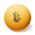 Set of 6 Bitcoin Ping Pong Balls Crypto Table Tennis Ball in 2 Colors White & Orange Fun Bitcoin Gift for Players