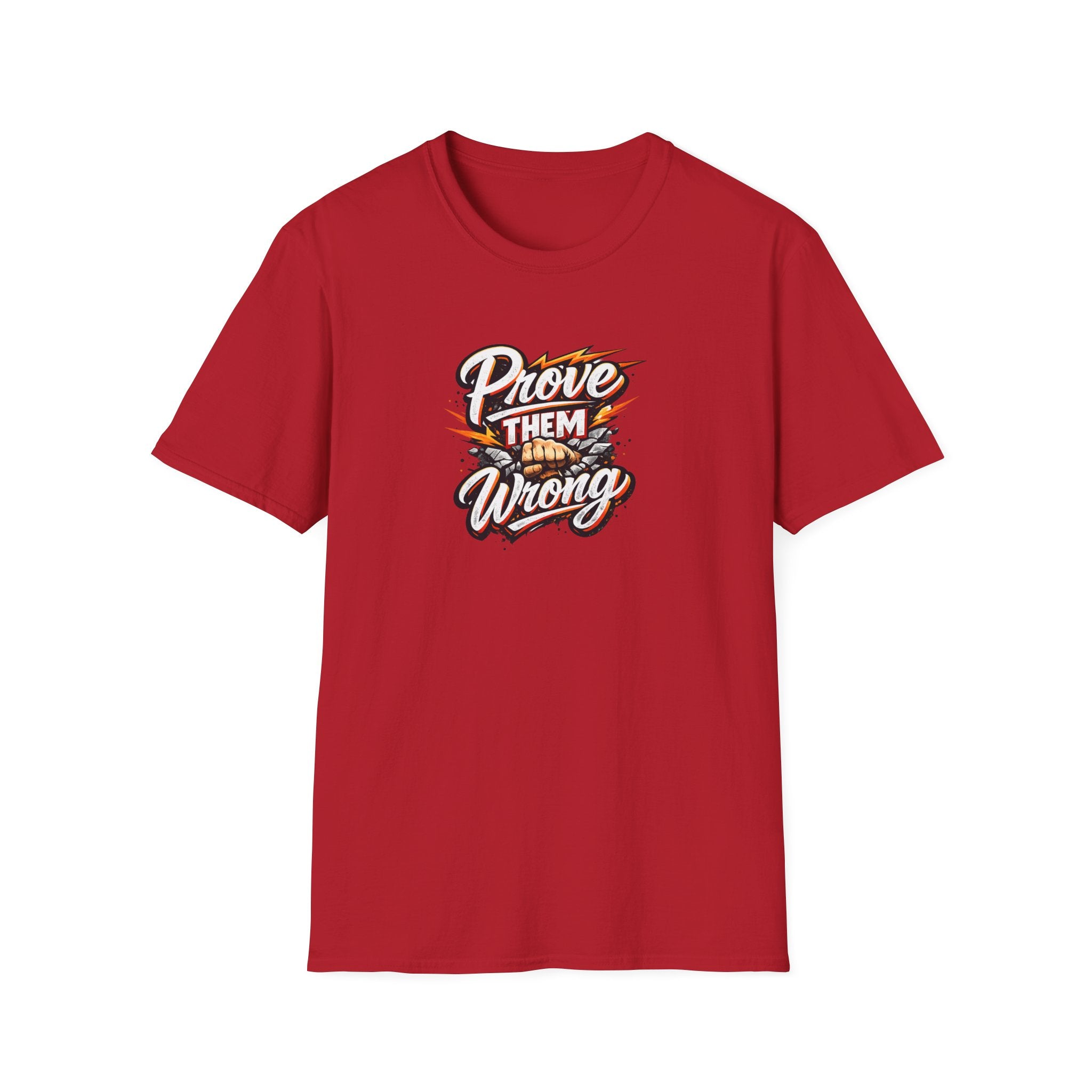 "Prove Them Wrong" T-Shirt | Motivierendes Grafik-T-Shirt | Inspirierendes Zitat-T-Shirt | Zielerreicher-T-Shirt | 9 Farben - 100 % Baumwolle