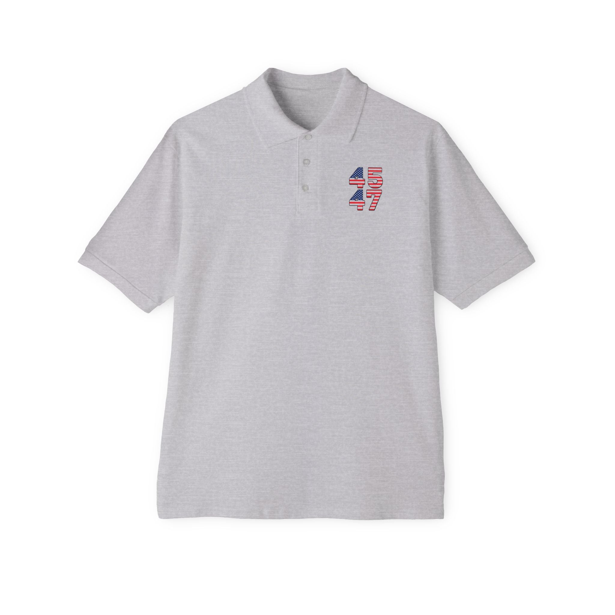 Men's Patriotic Polo Shirt USA Pride Collared Shirt Conservative Patriotic Golf Polo 4th of July Men's Shirt 2 colors 100% cotton
