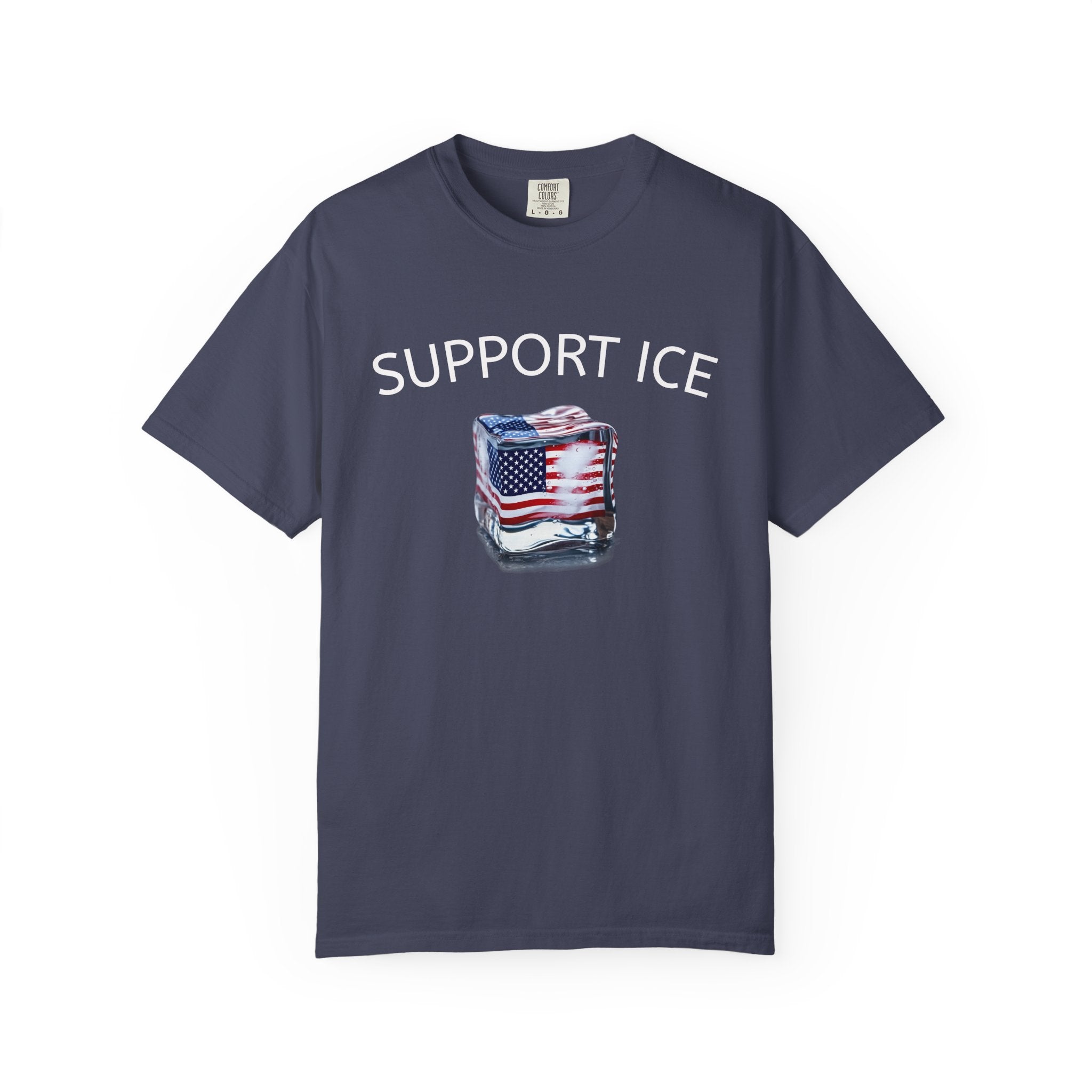 Support ICE Hemd Patriotisches T-Shirt Strafverfolgung Pro Polizei Bekleidung Freiheitsunterstützung Hemd USA Stolz T-Shirt 9 Farben 100% Baumwolle