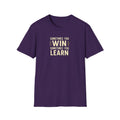 Win or Learn Tee When Quitting is not an Option Bold Motivation Streetwear Shirt 5 colors 100% cotton
