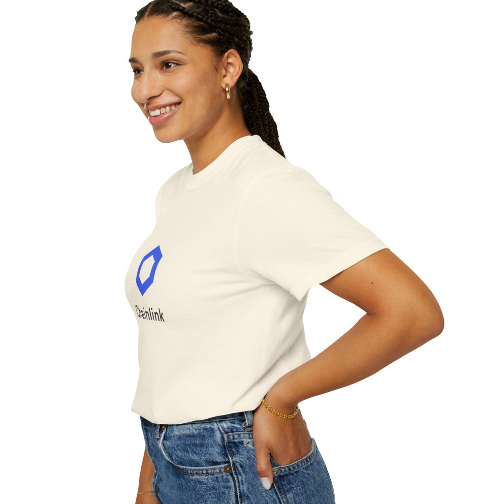 Chainlink Crypto T-Shirt Blockchain Oracle Tee Chainlink Fan Merch DeFi Shirt Crypto Trader Apparel 3 colors 100% cotton
