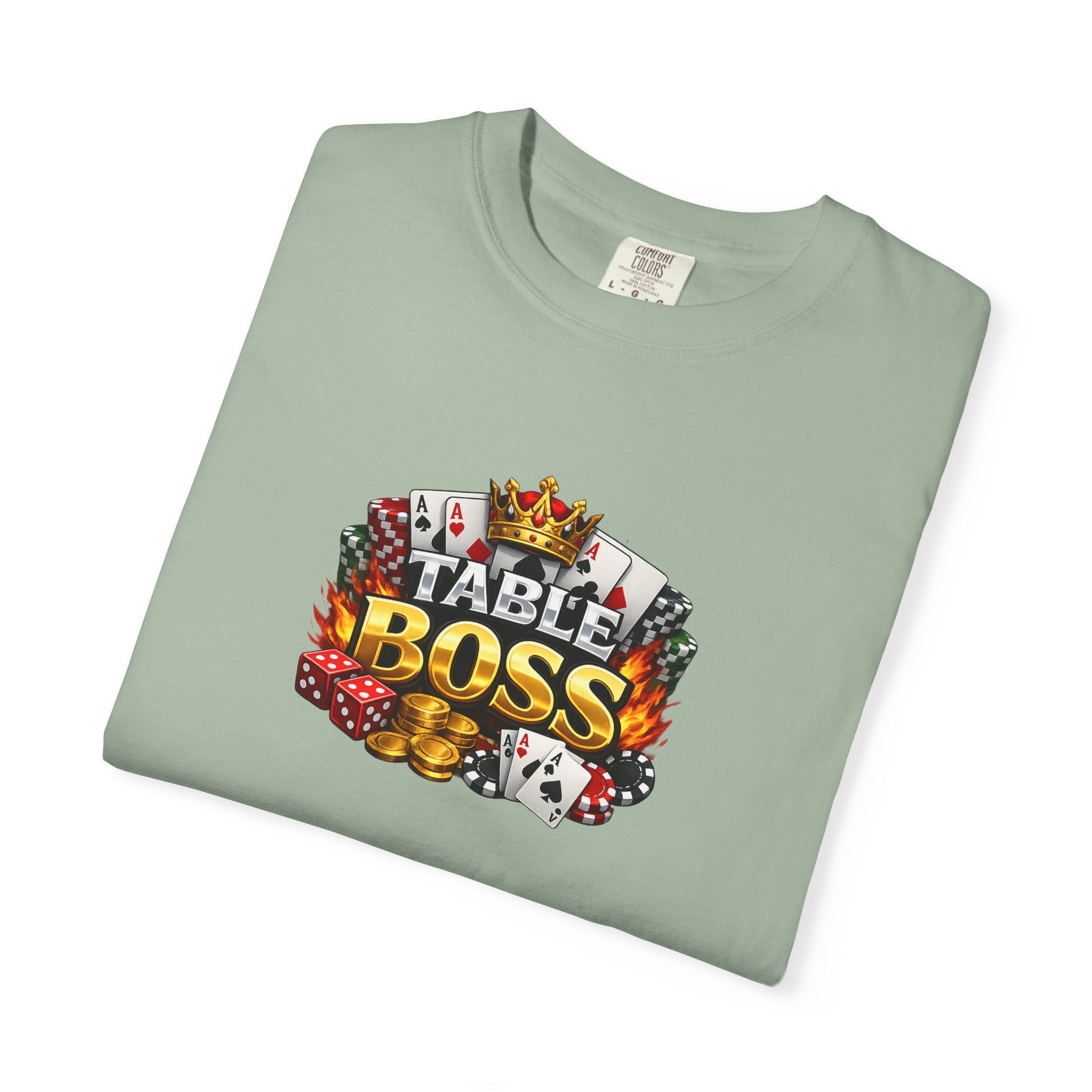 Table Boss Poker Shirt I Run This Table Funny Poker Tee Poker Player Card Shark Gift Casino Gambler Humor 9 colors 100% cotton