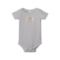 Courtesy of Mom and Dad Baby Onesie Cute Baby Shower Gift Infant Outfit for Boys or Girls Baby Announcement Outfit 7 colors