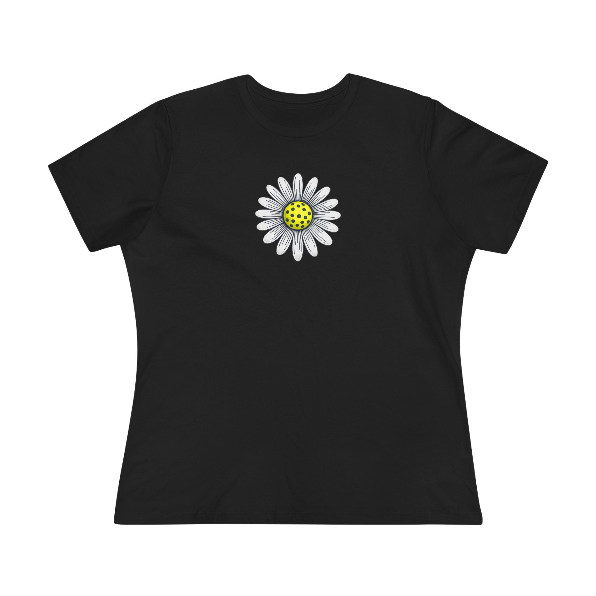 Pickleball Daisy Flower Shirt Pickleball Lover Gift Cute Pickleball Graphic Tee Pickleball Player Apparel 7 colors 100% cotton