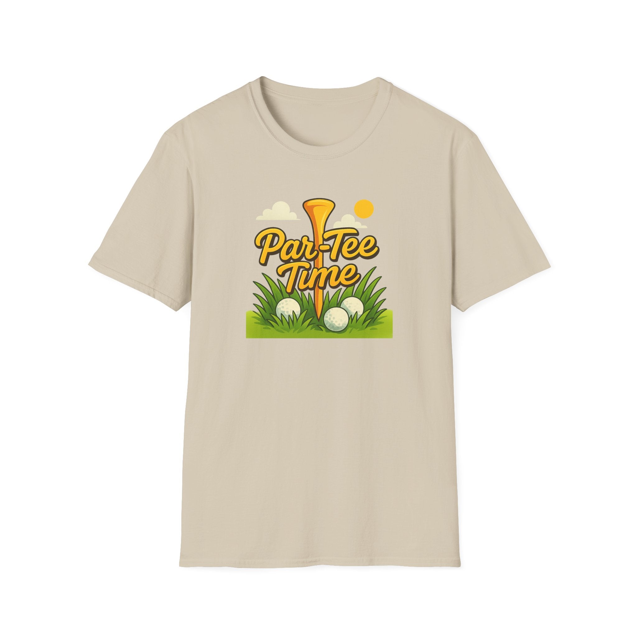 Funny Golf T-Shirt Par-Tee Time Golfing Shirt Golf Gift for Dad 7 colors 100% cotton