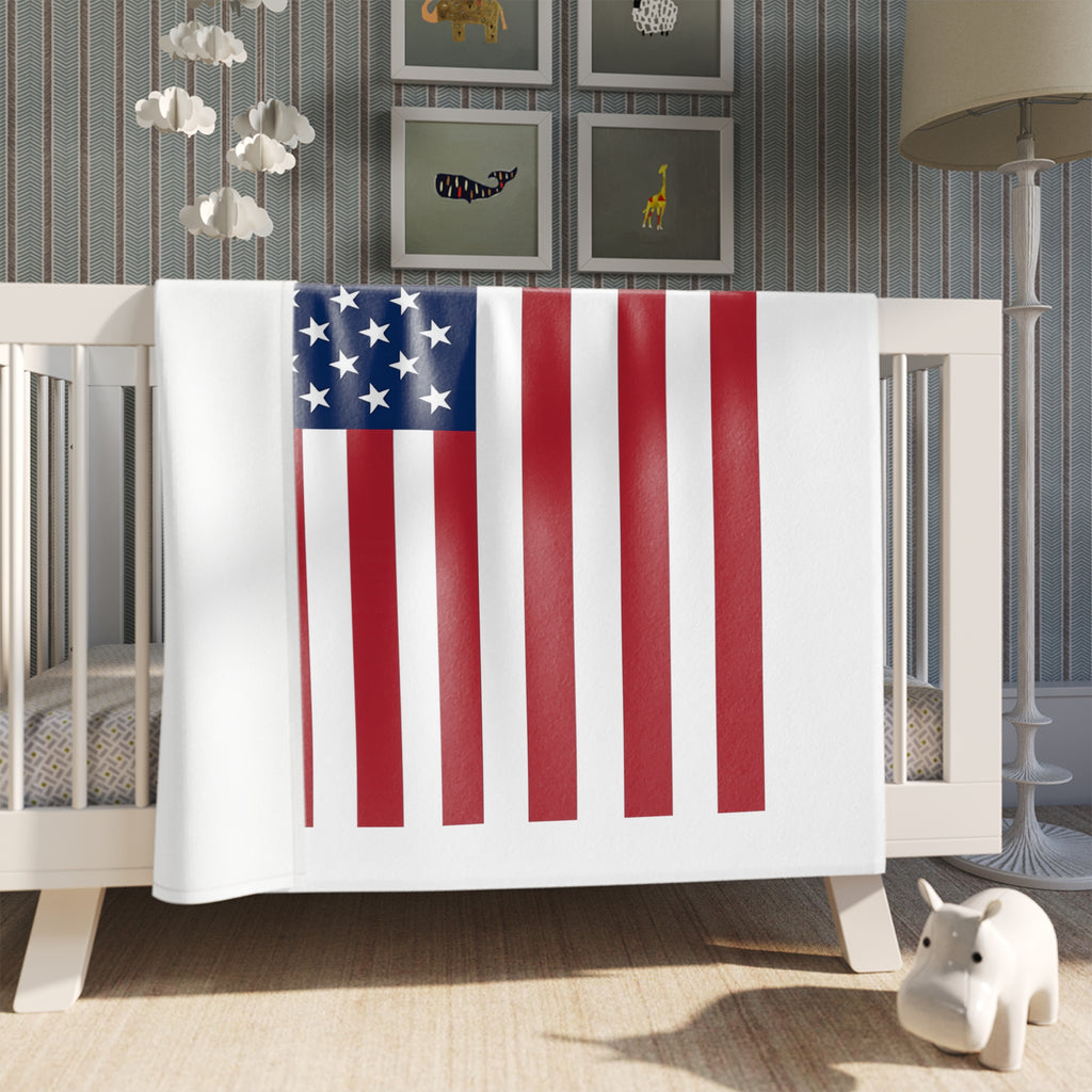 American Flag Throw Blanket Red White Blue Patriotic USA Couch Throw Military Gift July 4th Decor USA Flag Blanket 50 x 60