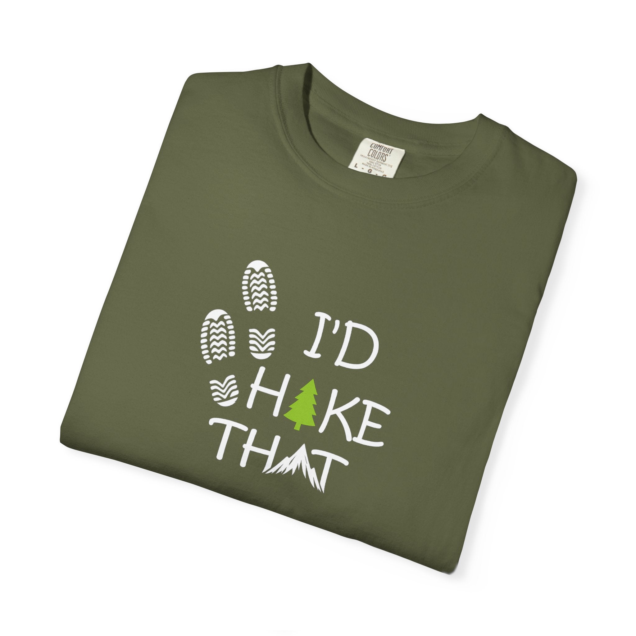 I'd Hike That Shirt Outdoor Lover Gift Camping Shirt Nature Graphic Tee Trail Shirt Adventure T-Shirt 7 colors 100% cotton