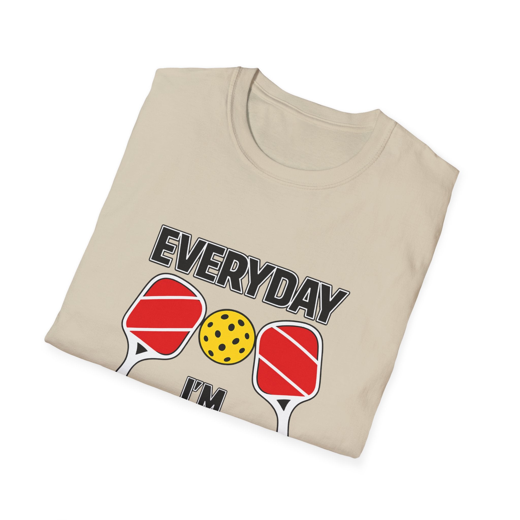 Everyday I'm Picklin T-Shirt für Spieler und Court-Legenden Pickleball Geschenk Court Life T-Shirt 5 Farben 100% Baumwolle
