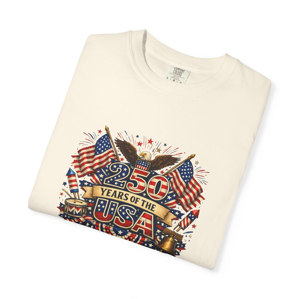 USA 250th Anniversary Shirt Patriotic America 1776-2026 Tee 4th of July Tshirt Independence Day Gift 8 colors 100% cotton